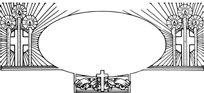 Christian Cross Frame clipart