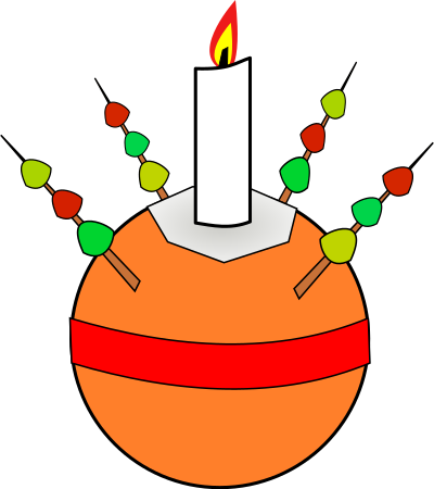 Christingle clipart