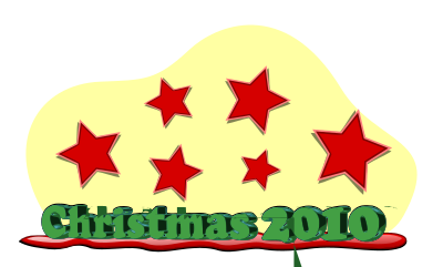 Christmas 2010 Text clipart