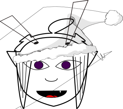 Christmas Alien clipart