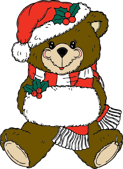 Christmas Bear clipart