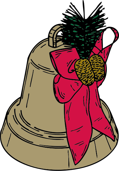 Christmas bell clipart
