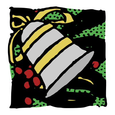 Christmas Bell - Colour clipart