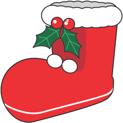 Christmas Boot clipart