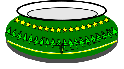 Christmas Bowl clipart