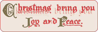 Christmas bring you Joy and Peace clipart