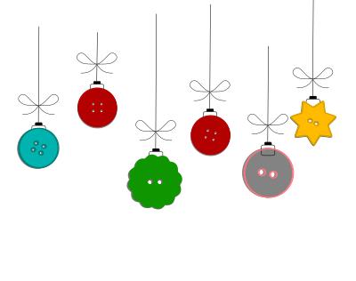 Christmas Buttons clipart