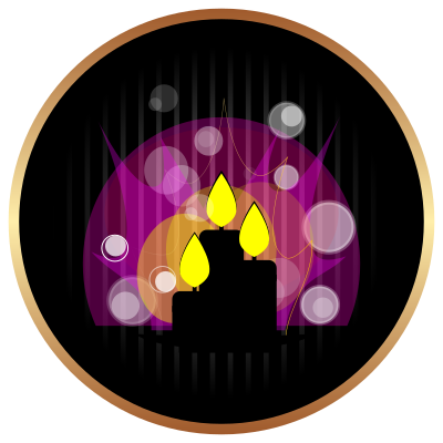 Christmas Candles clipart