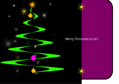 Christmas card 2 clipart