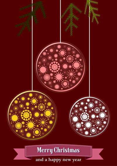 Christmas card #8 clipart