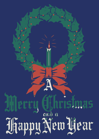 Christmas Card Cover clipart