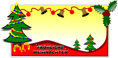 Christmas Card - German Remix clipart