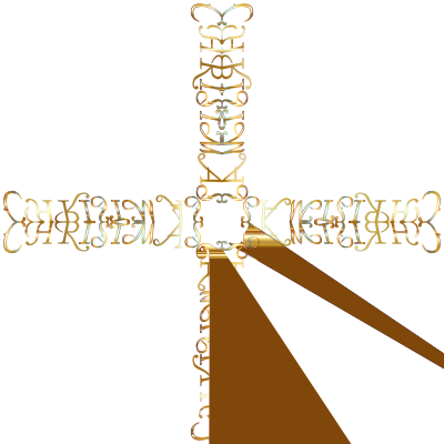 Christmas Cross No Background clipart