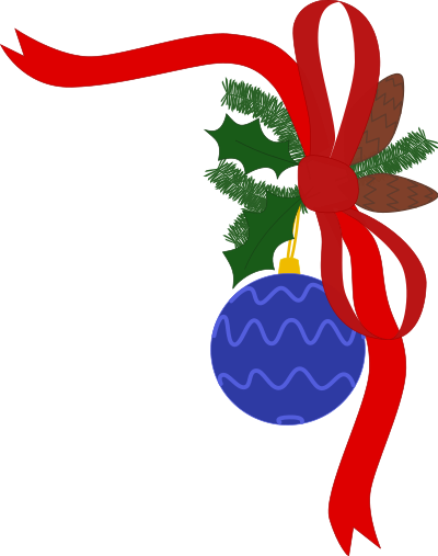 Christmas decoration flip clipart