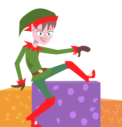 Christmas Elf clipart