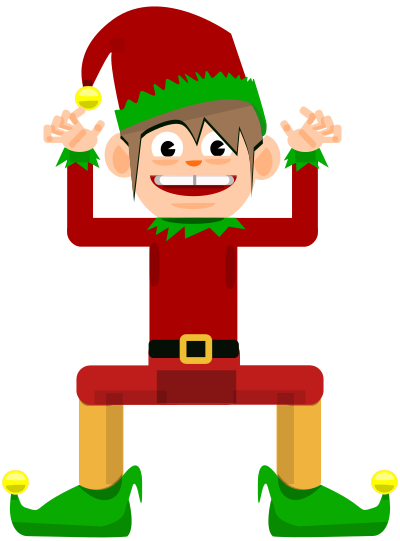 Christmas Elf clipart