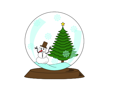 Christmas frosty Decorative clipart