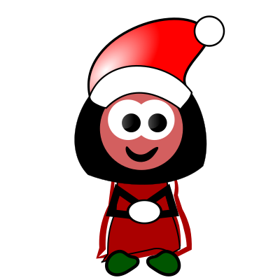Christmas Girl clipart
