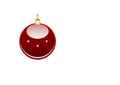 Christmas globe clipart