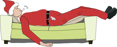 Christmas lad 2 clipart