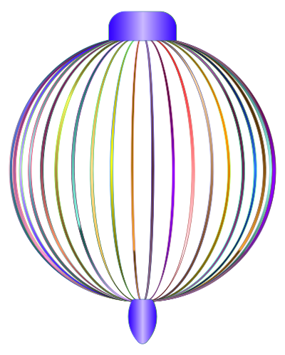 Christmas Ornament Silhouette Chromatic clipart