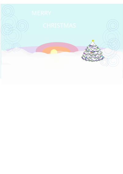 Christmas Scene clipart