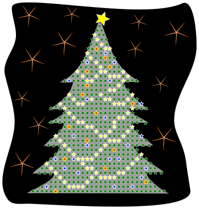 Christmas tree clipart