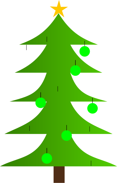 Christmas tree clipart
