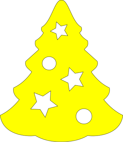 Christmas tree clipart