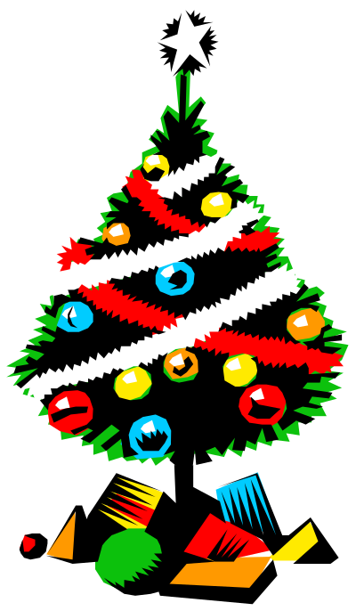 Christmas tree clipart