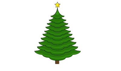 Christmas tree clipart