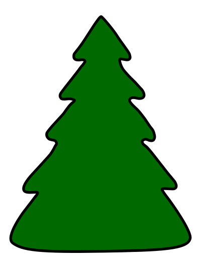 Christmas tree clipart