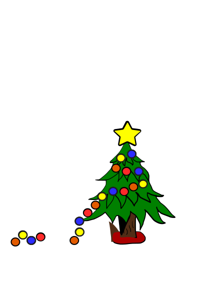 Christmas tree clipart