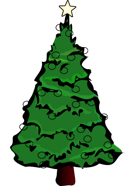 Christmas tree clipart