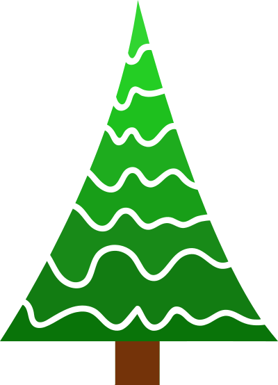 Christmas tree 5 clipart