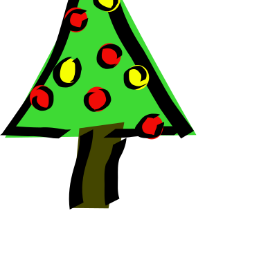 Christmas tree clipart