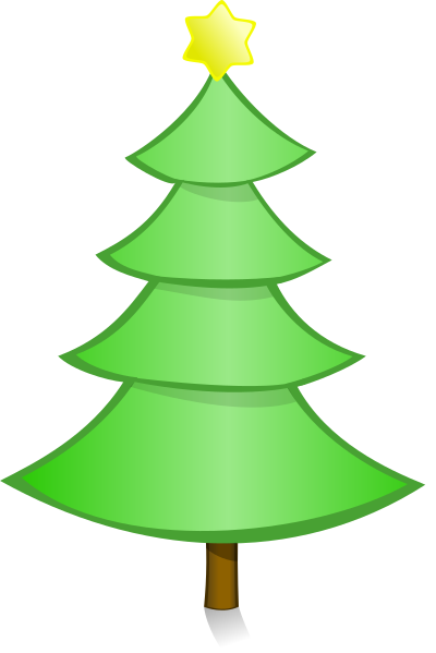 Christmas tree clipart