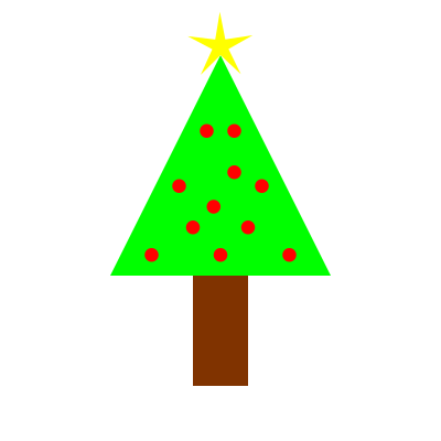 Christmas tree clipart