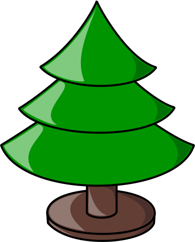 Christmas Tree (plain) clipart
