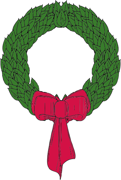 Christmas wreath clipart