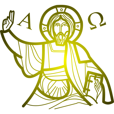 Christo Pantocrator clipart