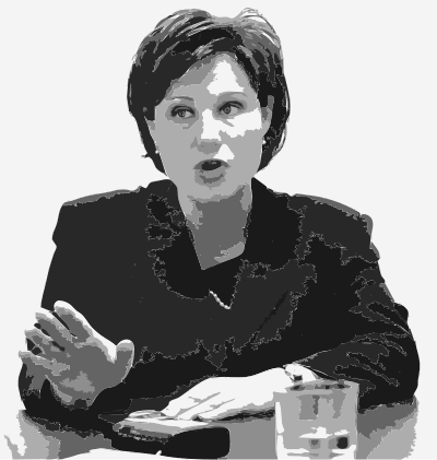 Christy Clark Talking clipart