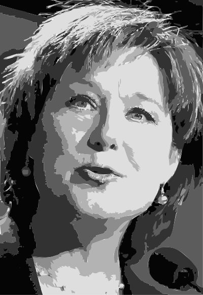 Christy Clark Vectorized clipart