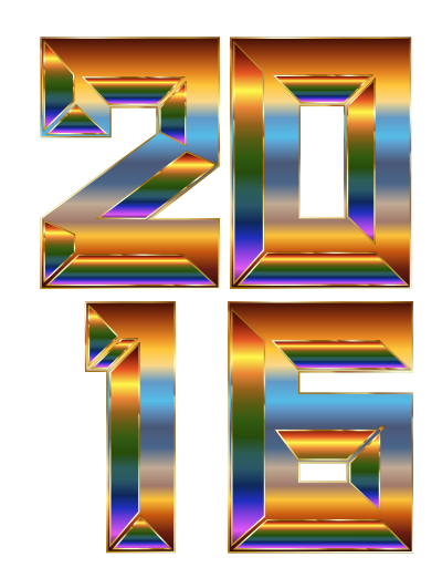 Chromatic 2016 Variation 2 With Drop Shadow clipart