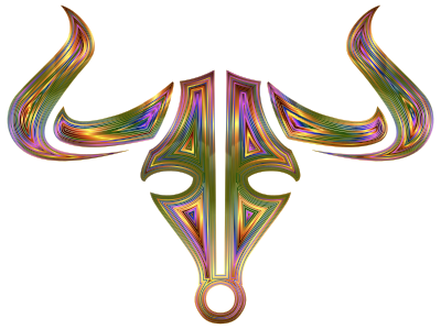 Chromatic Bull Icon No Background clipart