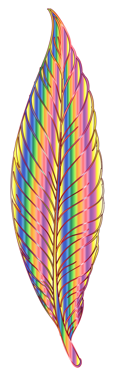 Chromatic Feather clipart