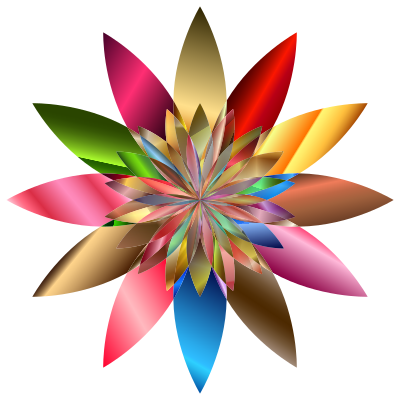 Chromatic Flower clipart