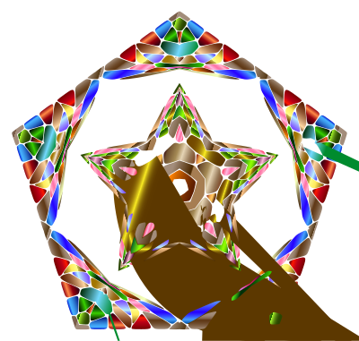 Chromatic Geometry 5 clipart