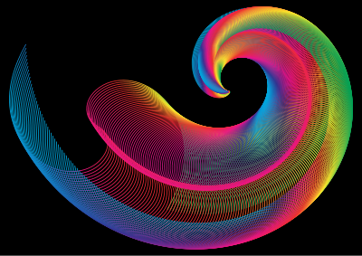 Chromatic Line Art 2 clipart