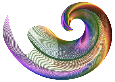 Chromatic Line Art No Background clipart